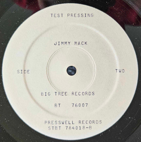 Jimmy Mack* : Jimmy Mack (LP, Album, TP, Pre)