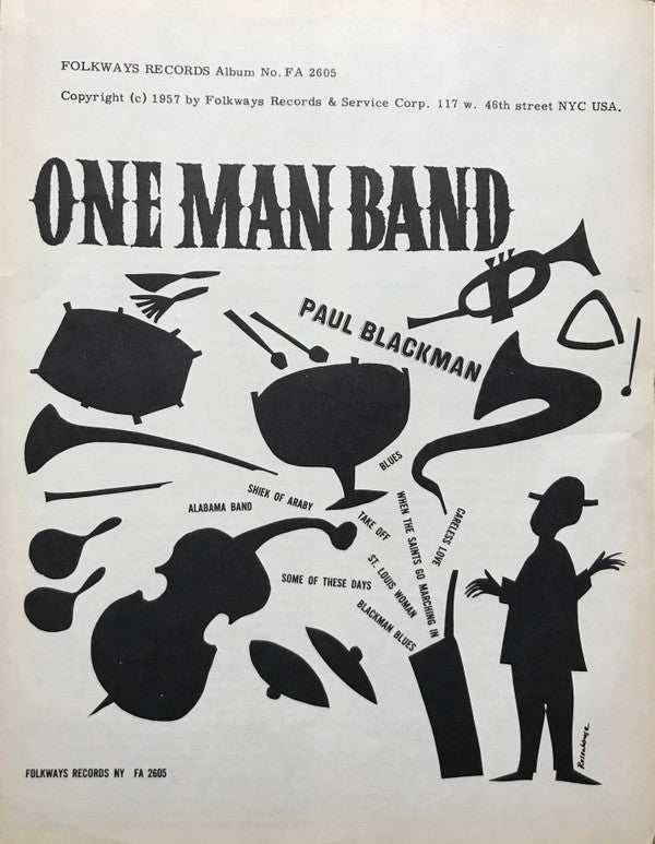 John "Paul" Blackman : One Man Band (LP, Album)