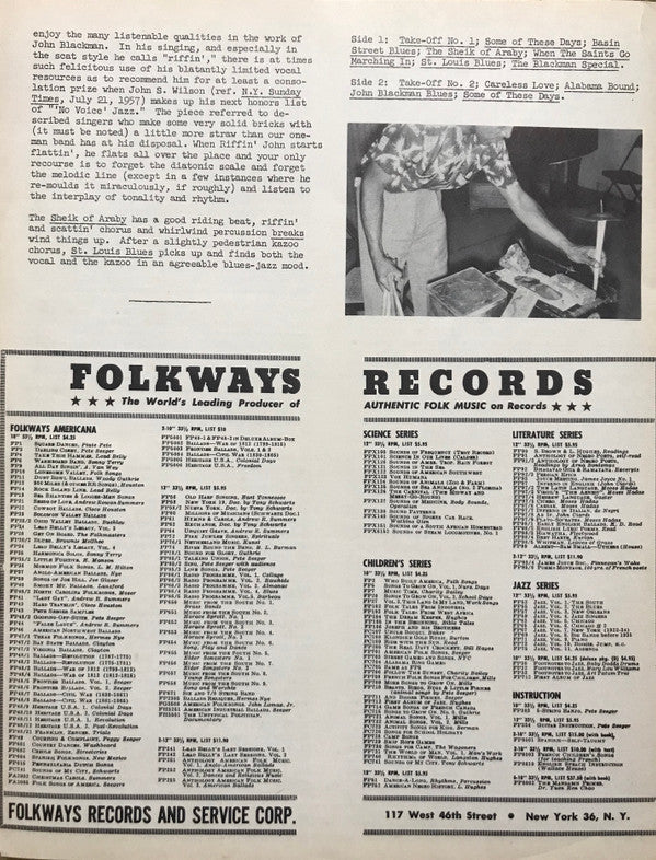John "Paul" Blackman : One Man Band (LP, Album)