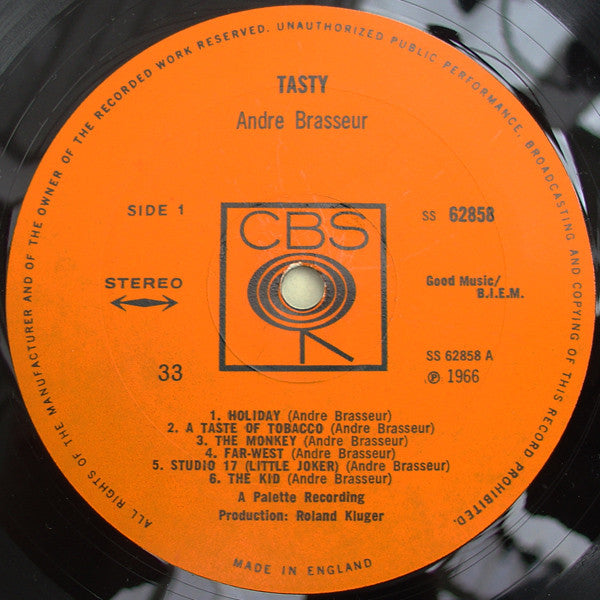 André Brasseur : Tasty (LP)