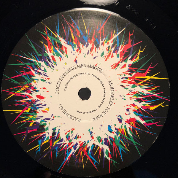 Radiohead : Good Evening Mrs Magpie (Modeselektor RMX) / Bloom (Objekt RMX) (12", 180)