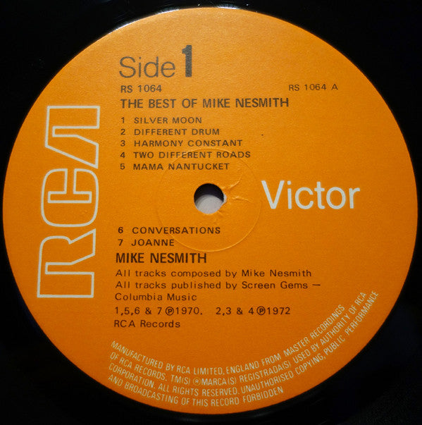 Michael Nesmith : The Best Of Mike Nesmith (LP, Comp)