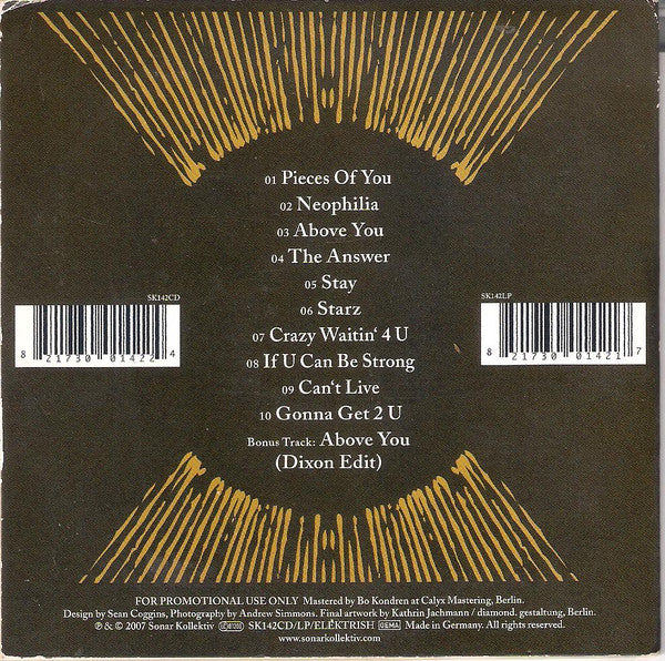 Dr. J (4) Presents 1Luv : Neophilia (CD, Album, Promo)