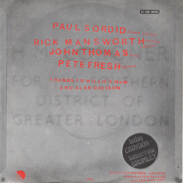 The Banned : Little Girl (7", Single)