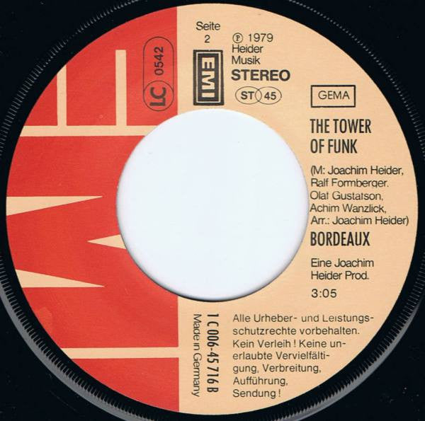 Bordeaux (3) : Everybody (Clap Your Hands) (7", Single)