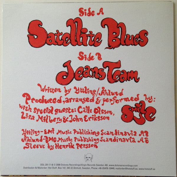 Smile (12) : Satellite Blues (7", Single, Whi)