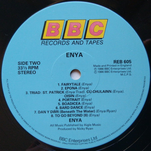 Enya : Enya (LP, Album, Adr)