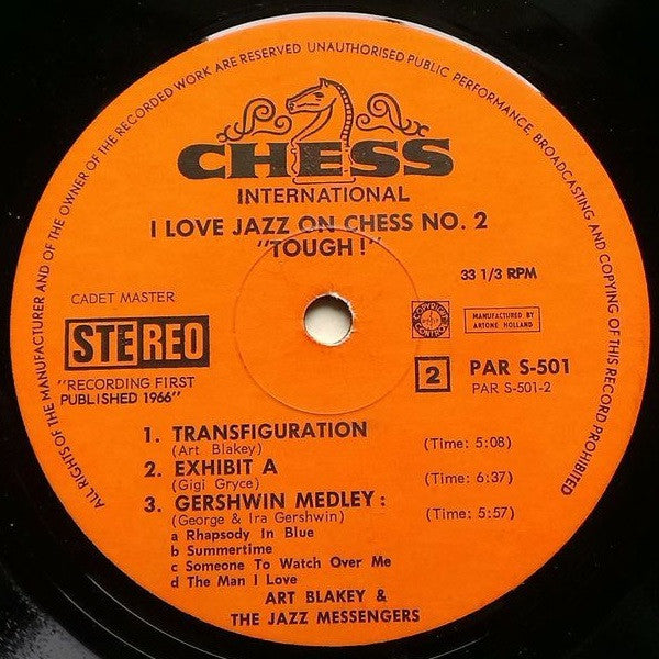 Art Blakey & The Jazz Messengers : Tough! (LP, Album)