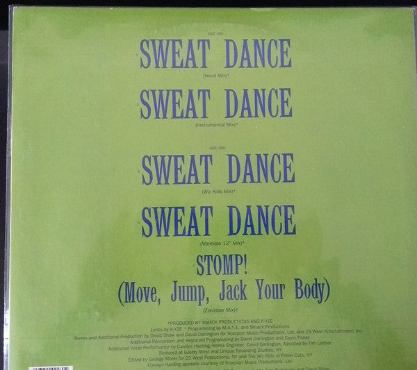 K-Yze : Sweat Dance (12", Maxi)