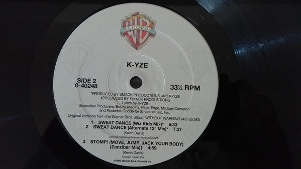K-Yze : Sweat Dance (12", Maxi)