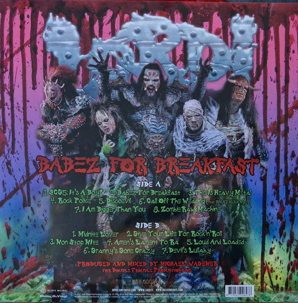 Lordi : Babez For Breakfast (LP, Album, Ltd, RE, Blo)