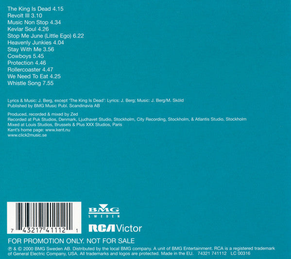 Kent (2) : Hagnesta Hill (English Version) (CD, Album, Promo, Dig)