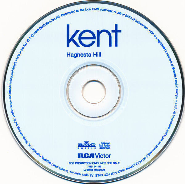 Kent (2) : Hagnesta Hill (English Version) (CD, Album, Promo, Dig)