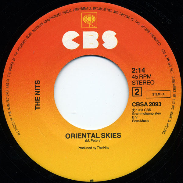 The Nits : Slip Of The Tongue (7", Single)