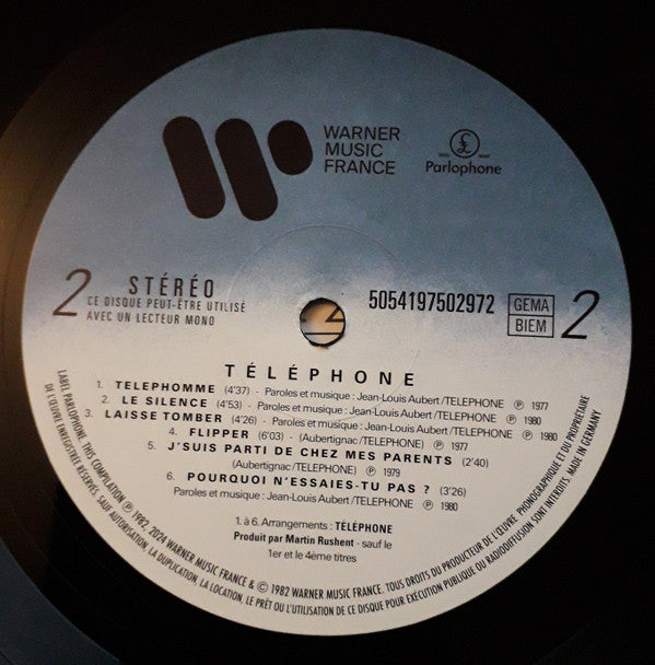 Téléphone : Téléphone (LP, Comp, RE)