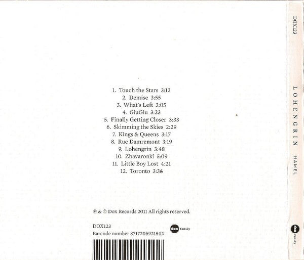 Wouter Hamel : Lohengrin (CD, Album)