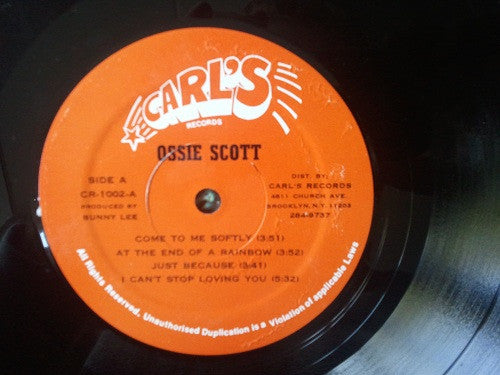 Ossie Scott : Love Me Tender (LP, Album)