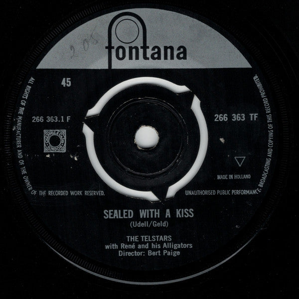 Die Telstars With René And His Alligators : Sealed With A Kiss / True Love (7", Single)