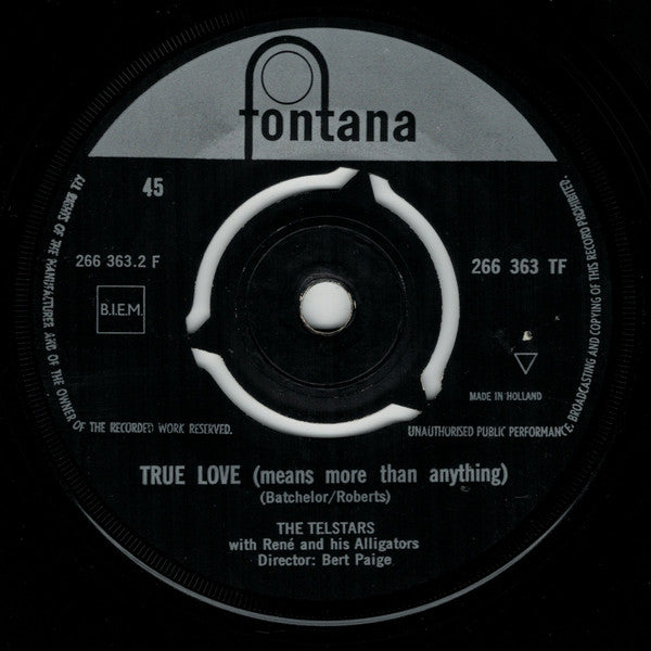 Die Telstars With René And His Alligators : Sealed With A Kiss / True Love (7", Single)