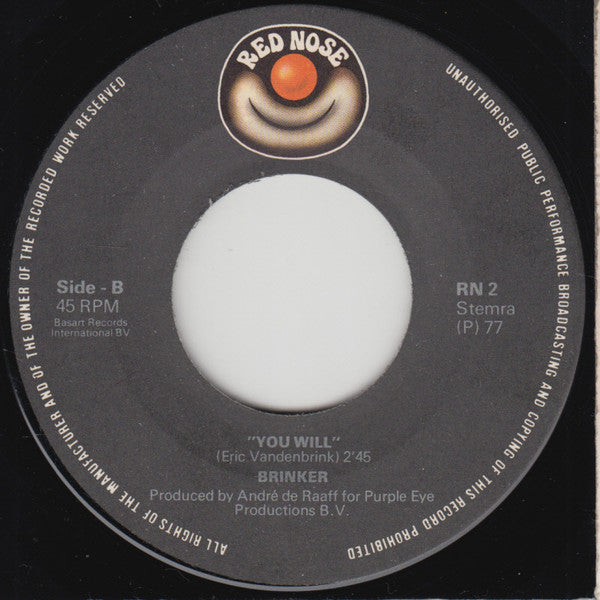 Brinker : Forever Didn't Last Too Long (7", Single)