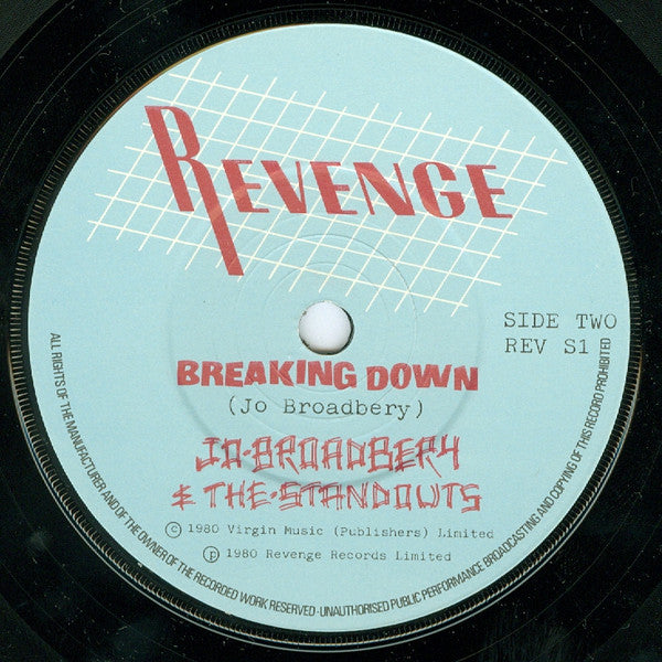 Jo Broadbery & The Standouts : Cut Out The Real (7", Single)