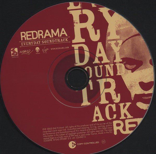 Redrama : Everyday Soundtrack (CD, Album, Copy Prot.)