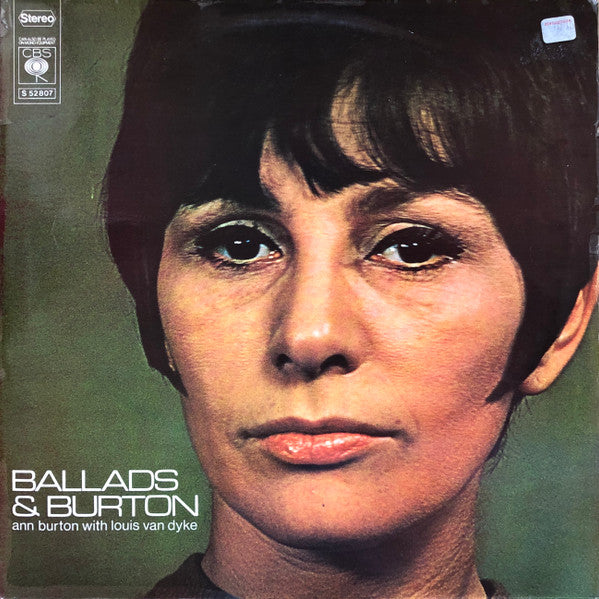 Ann Burton With Louis Van Dyke Trio : Ballads & Burton (LP, Album, RE)