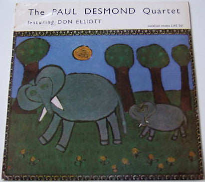 The Paul Desmond Quartet Featuring Don Elliott : The Paul Desmond Quartet Featuring Don Elliott (LP, Album, Mono)