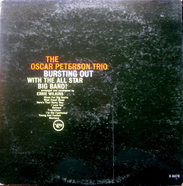 The Oscar Peterson Trio : Bursting Out With The All-Star Big Band (LP, Album, Mono, Gat)