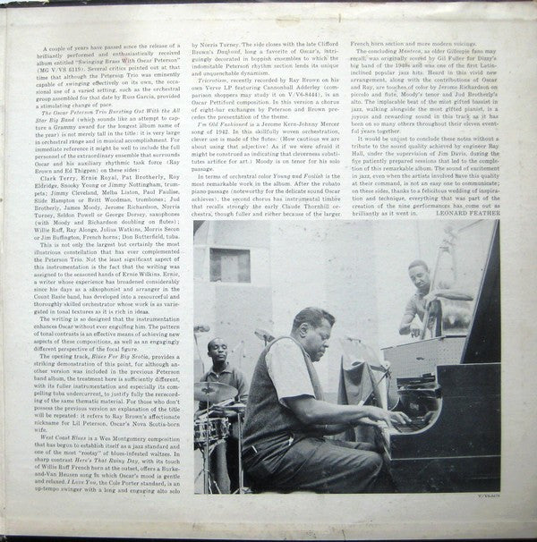 The Oscar Peterson Trio : Bursting Out With The All-Star Big Band (LP, Album, Mono, Gat)