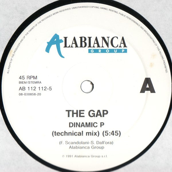 The Gap : Dinamic P (12")