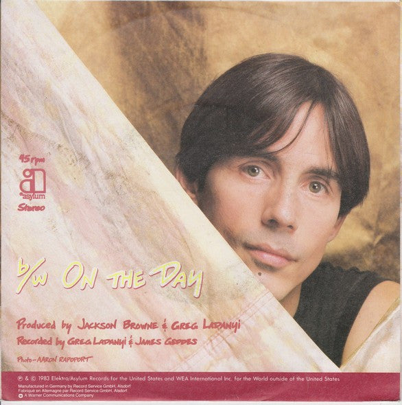 Jackson Browne : Tender Is The Night (7", Single)