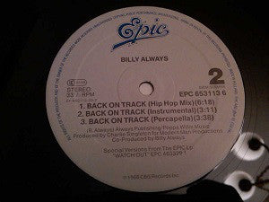 Billy Always : Back On Track (12")
