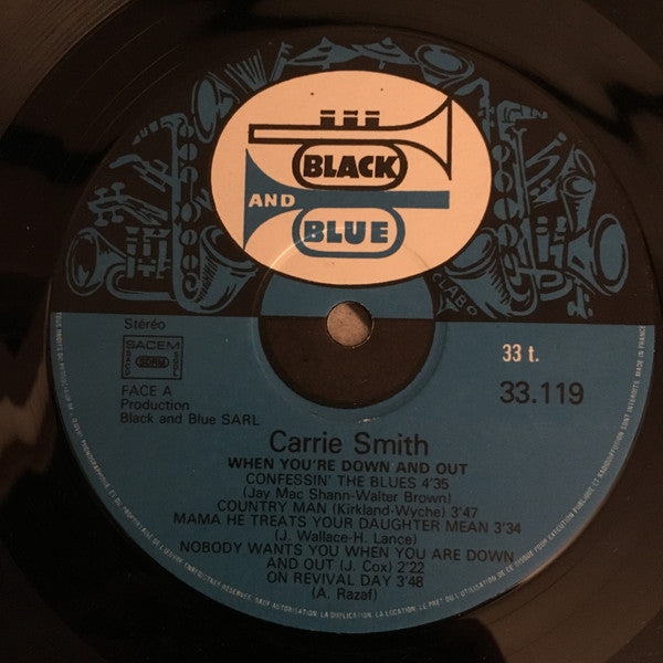 Carrie Smith : When You're Down And Out (LP, Album)