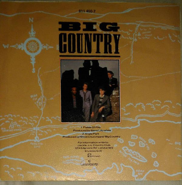 Big Country : Fields Of Fire (7")