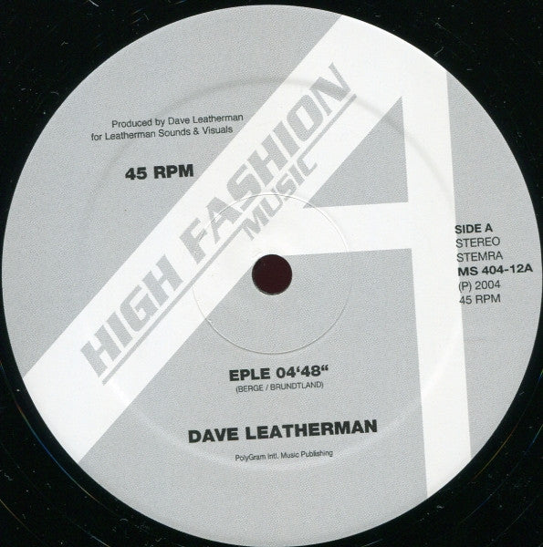 Dave Leatherman : Eple / Ørenge (12")