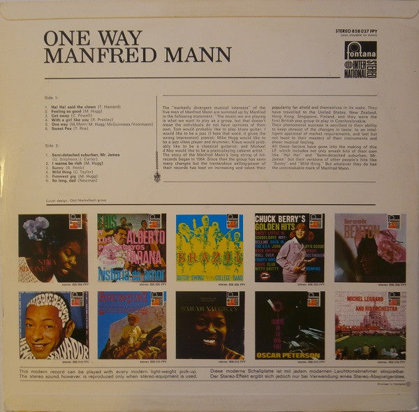 Manfred Mann : One Way (LP, Comp)