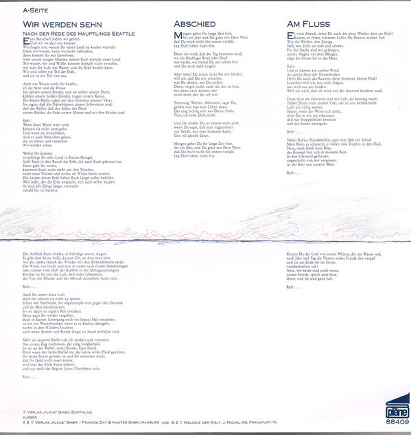 Hannes Wader : Glut Am Horizont (LP, Album)