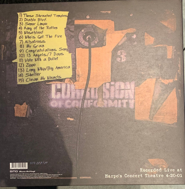 Corrosion Of Conformity : Live Volume (2xLP, Album, Ltd, Num, RE, Sil)