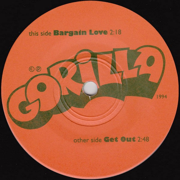 Gorilla (2) : Bargain Love (7")