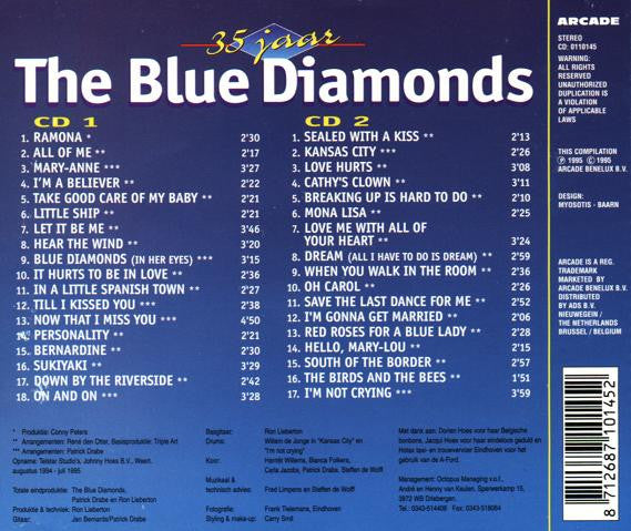 The Blue Diamonds : 35 Jaar (2xCD, Album)