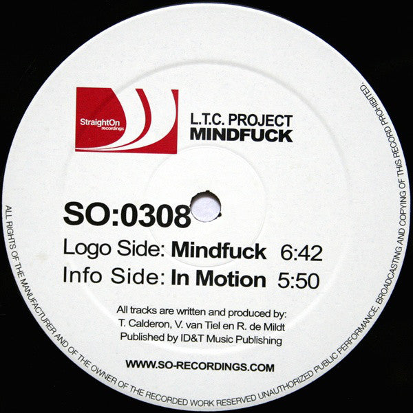 L.T.C. Project : Mindfuck (12")