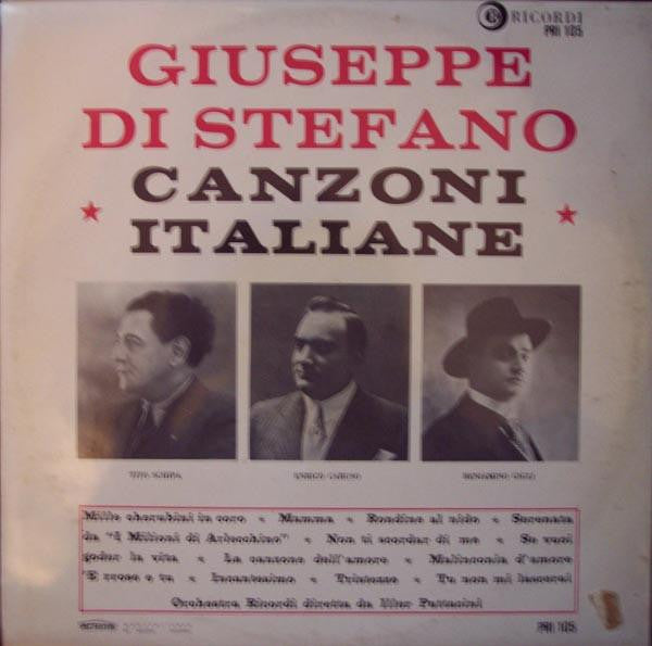 Giuseppe di Stefano : Canzoni Italiane (LP, Album)