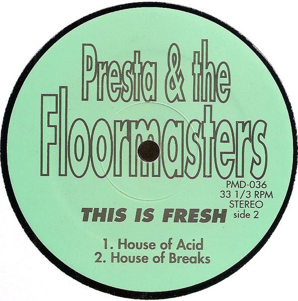 Presta & The Floormasters : This Is Fresh (12")