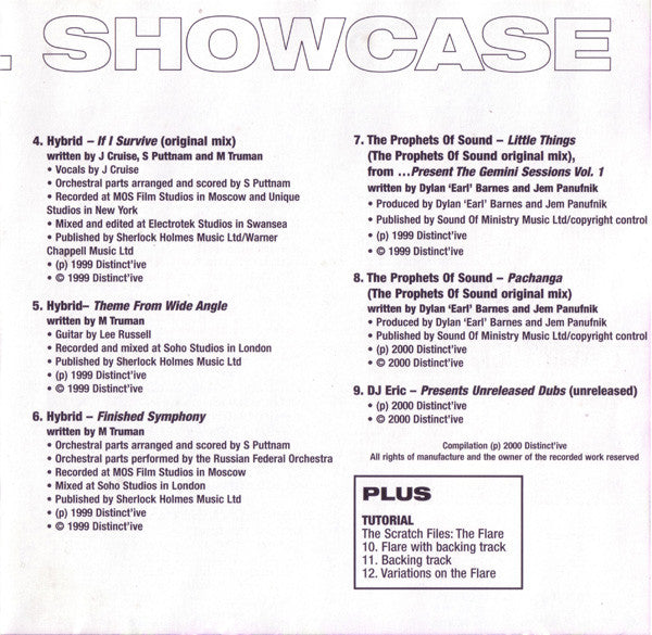 Various : XFade Label Showcase: Distinct'ive (CD, Comp)