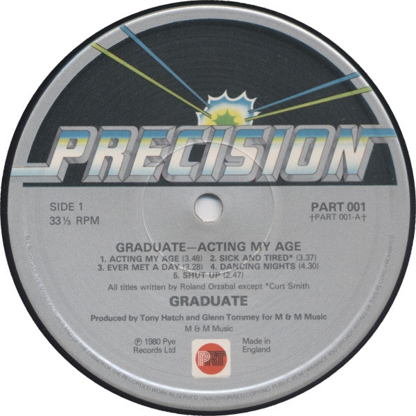 Graduate (2) : Acting My Age (LP, Album)