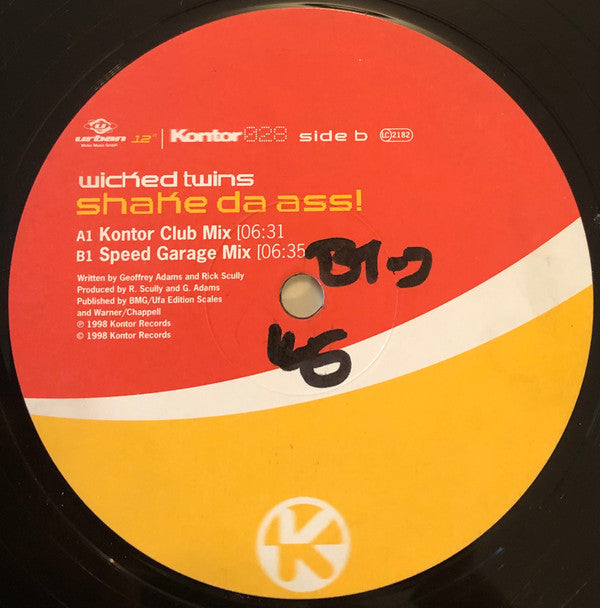 Wicked Twins : Shake Da Ass! (12")