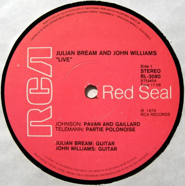 Julian Bream & John Williams (7) : Live (2xLP, Album)