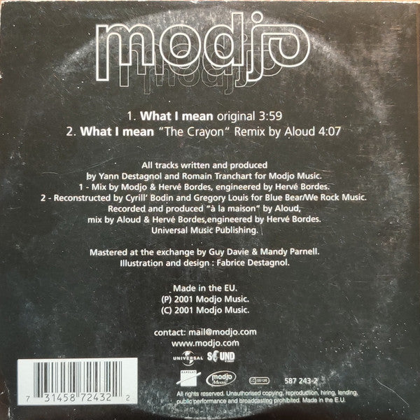 Modjo : What I Mean (CD, Single)