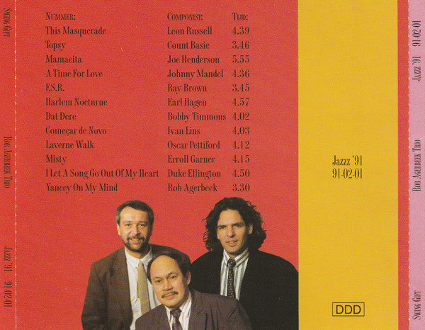 Rob Agerbeek Trio : Swing Gift (CD, Album)